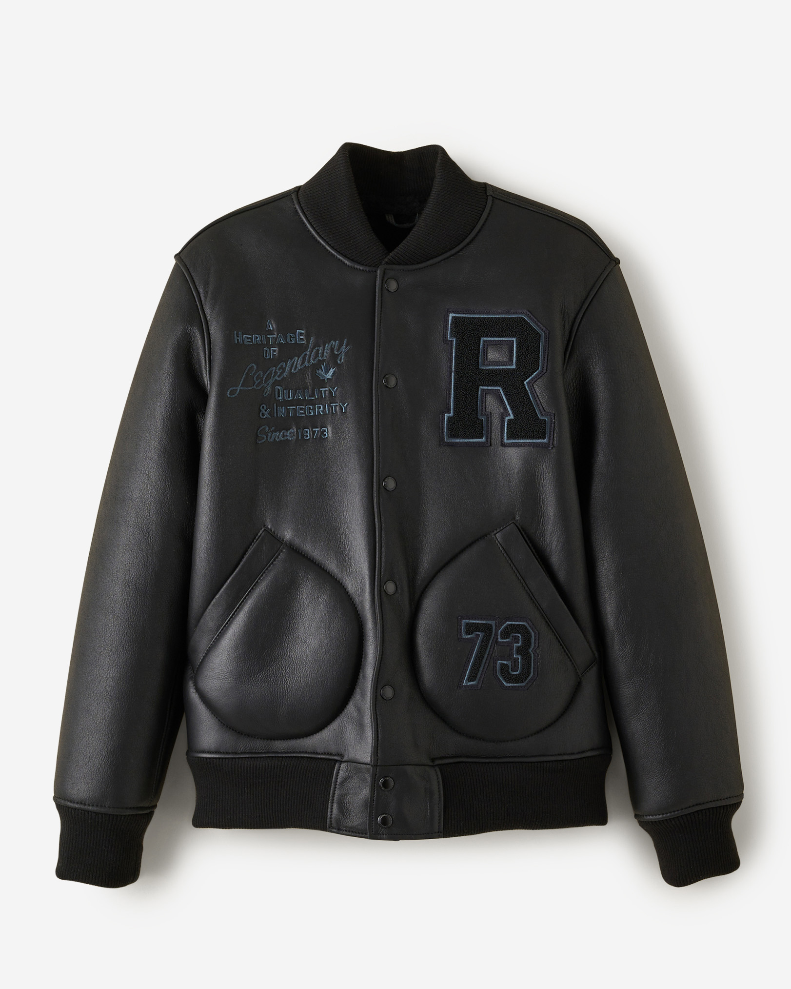 Shearling Varsity Jacket