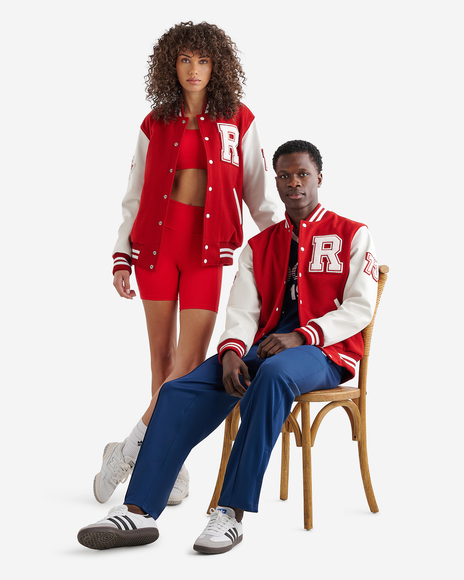 Canada Vintage Varsity Jacket - Red Canada Vintage Varsity Jacket - Red