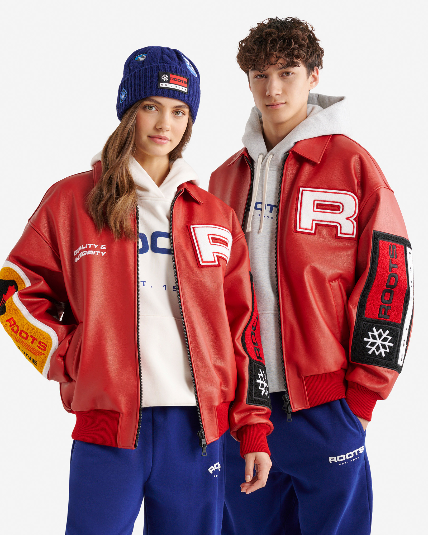 Alpine Goods Leather Jacket - Cherry Burst