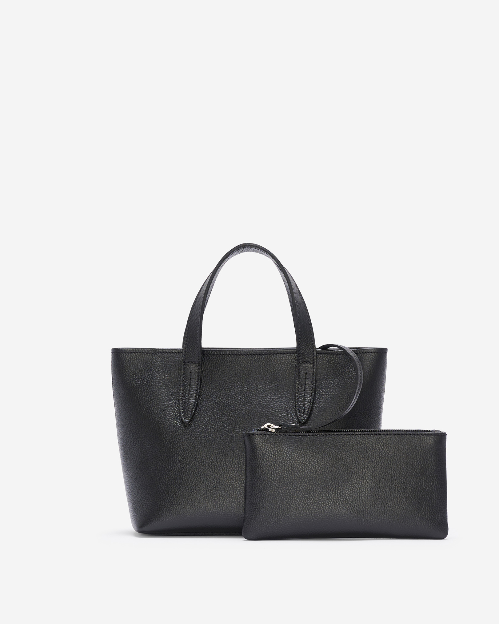 Small Carryall Tote Cervino - Black/Sand