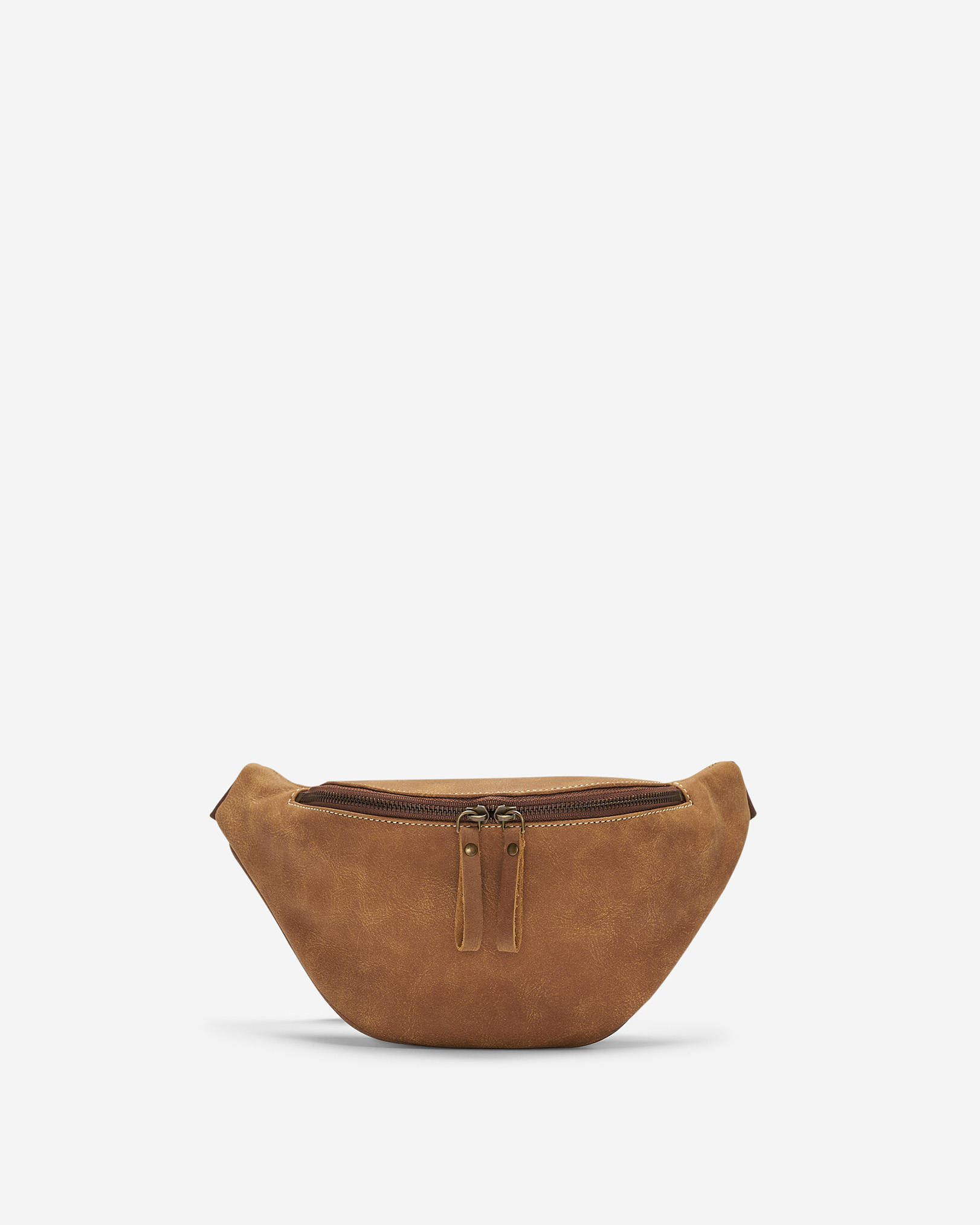 Sac-ceinture Trinité en cuir Tribe - Nature