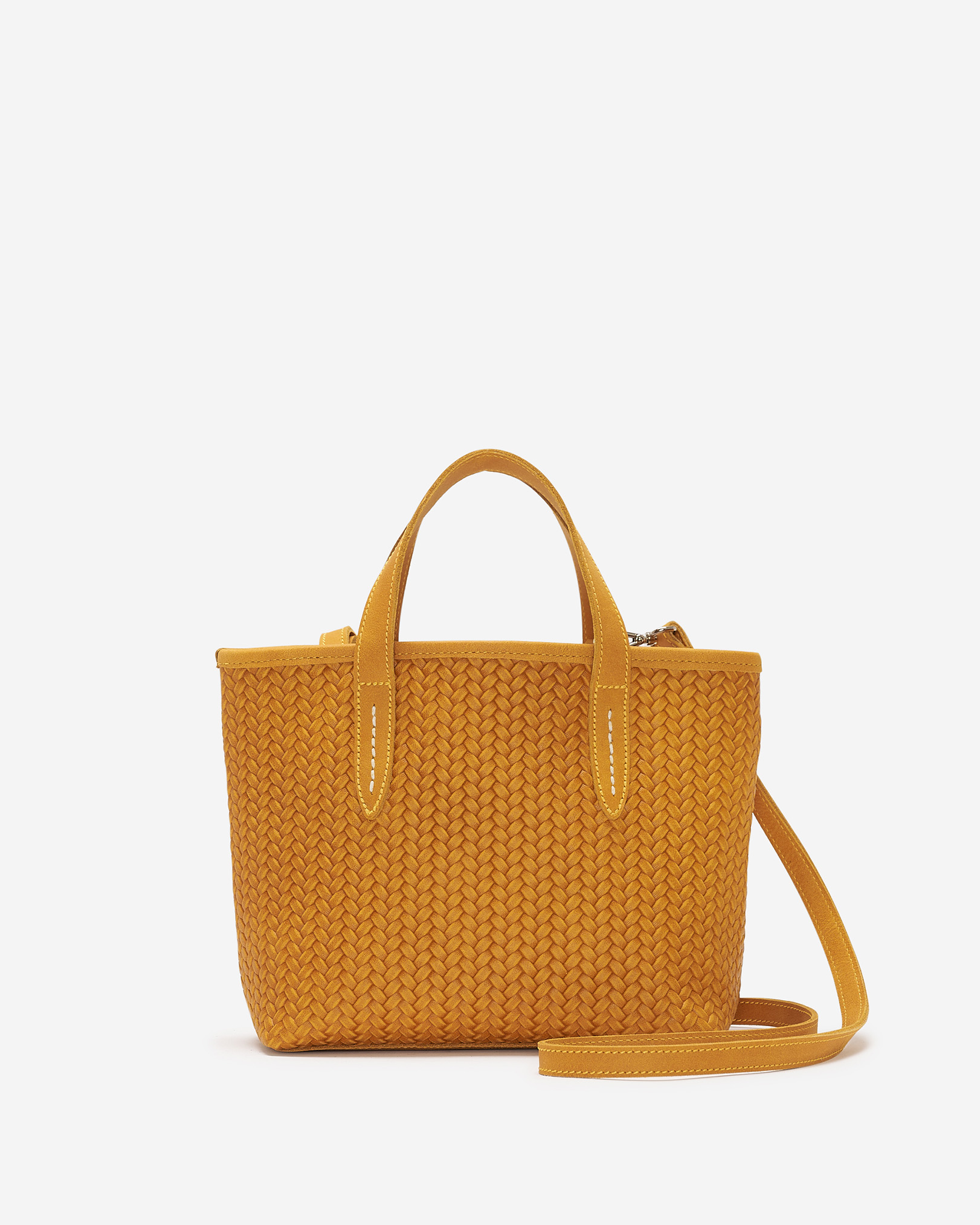 Small Carryall Crossbody Woven - Squash Yellow