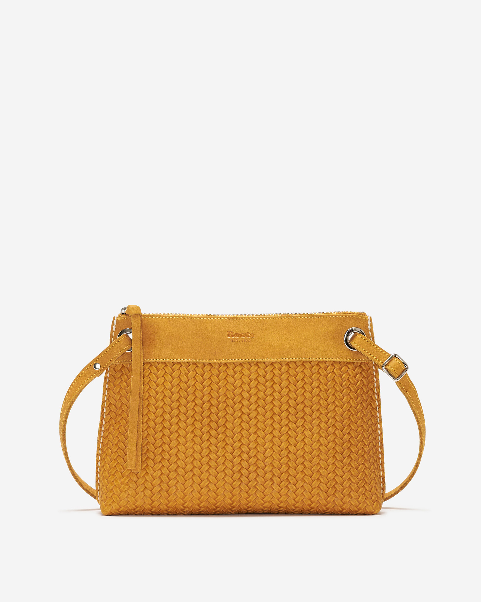Edie Bag Woven - Squash Yellow