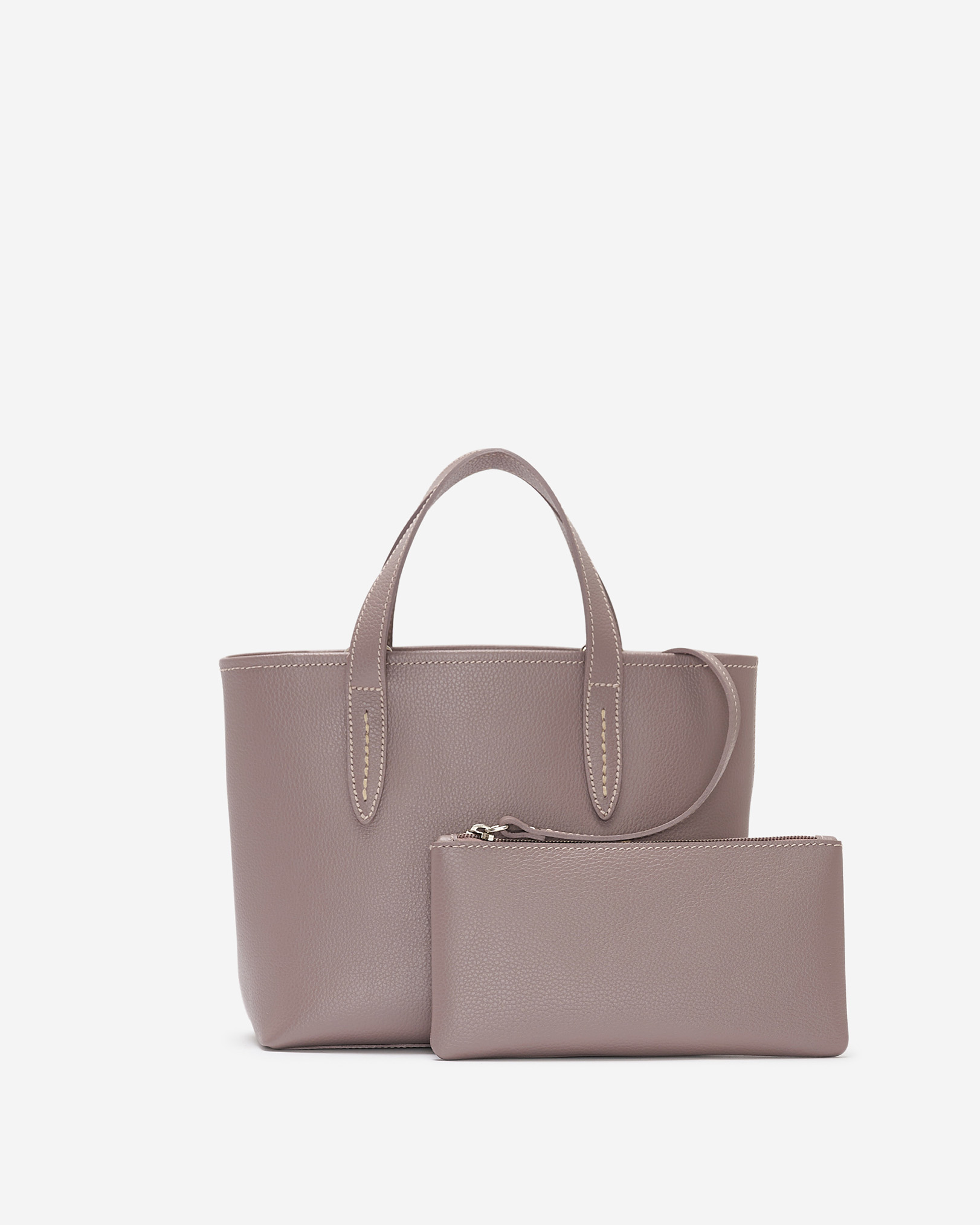 Small Carryall Tote Cervino - Taupe/Black