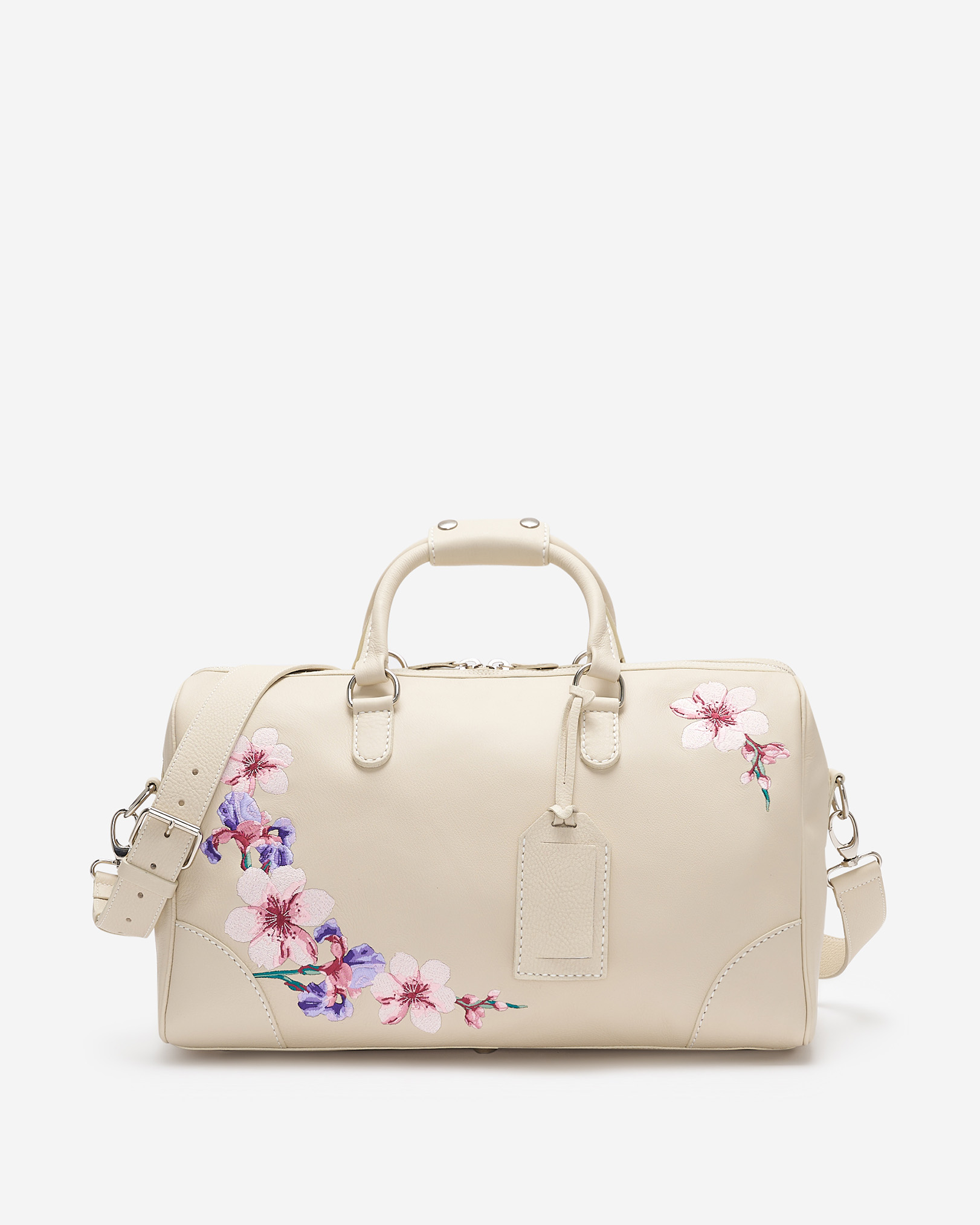 Floral Small Banff Bag Cloud - Bone White Floral Small Banff Bag Cloud - Bone White