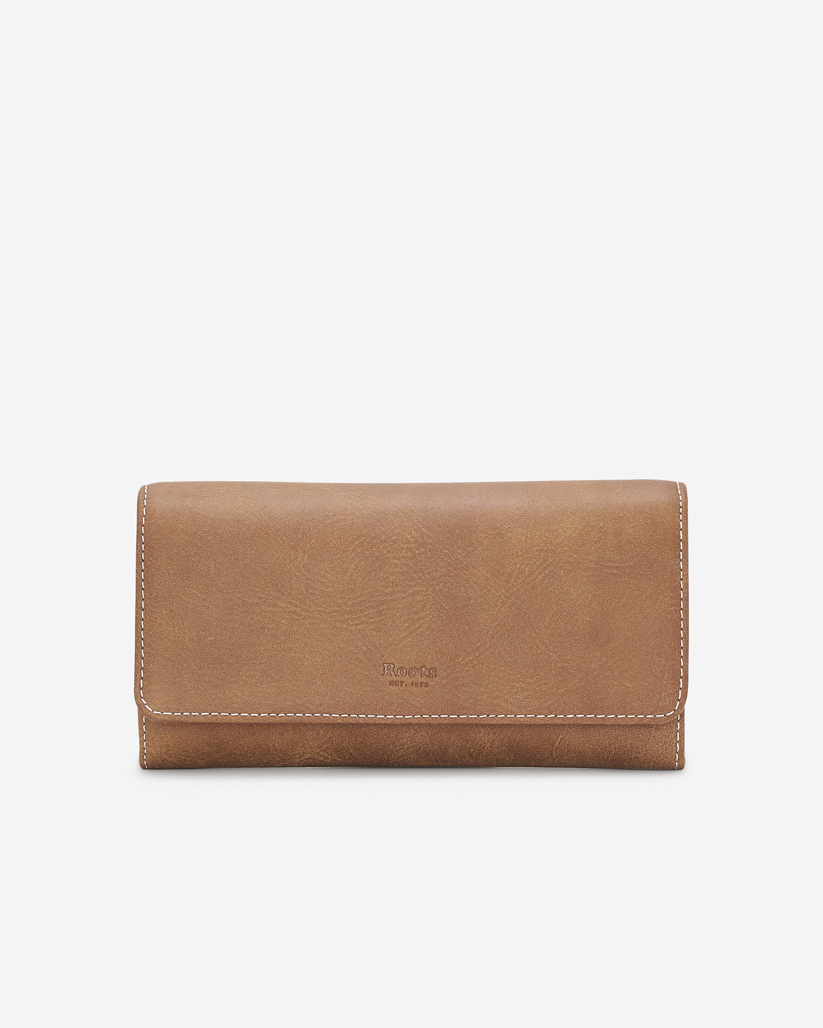 Large Chequebook Clutch Tribe - Natural