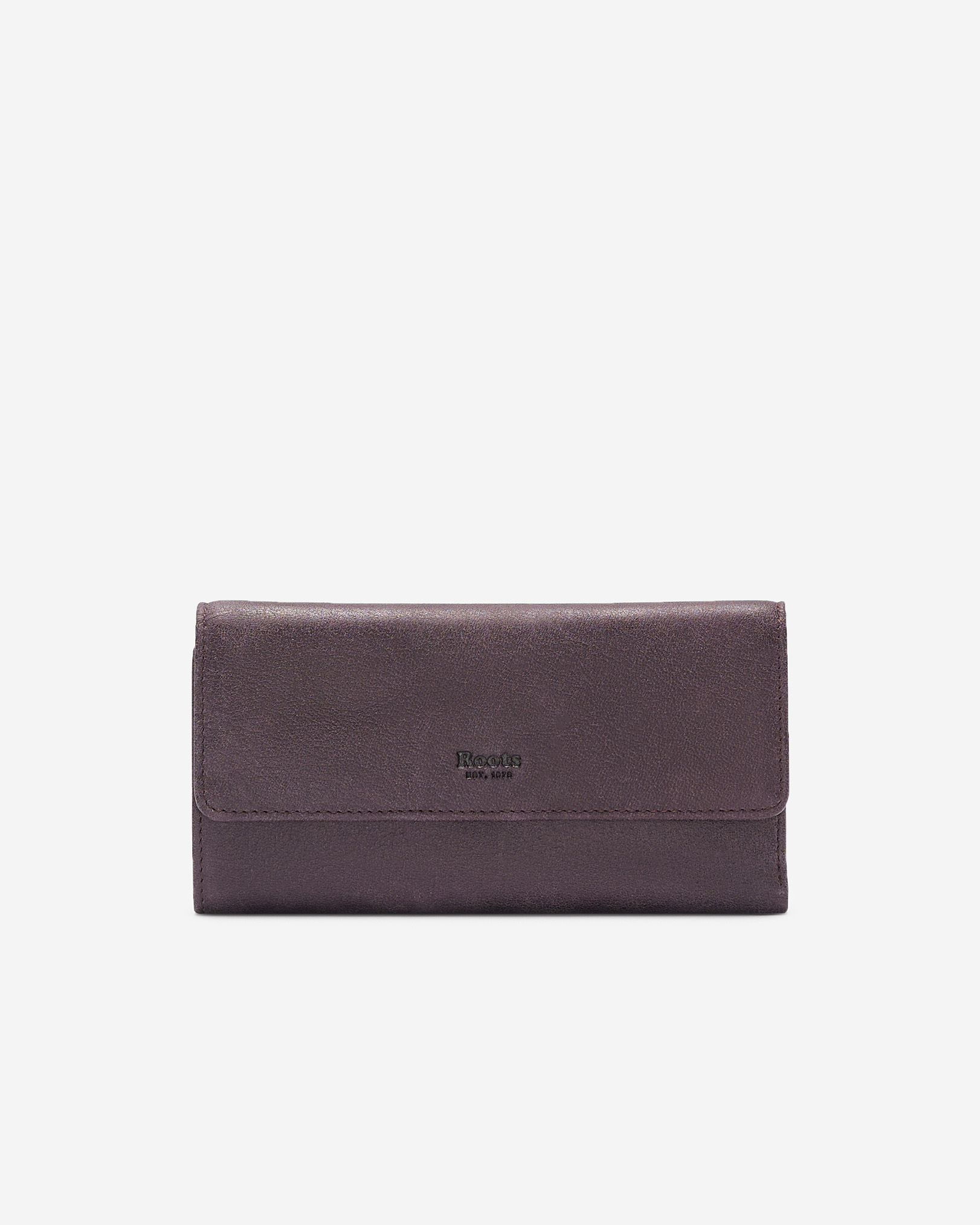 Medium Trifold Clutch Tribe - Wineberry Medium Trifold Clutch Tribe - Wineberry