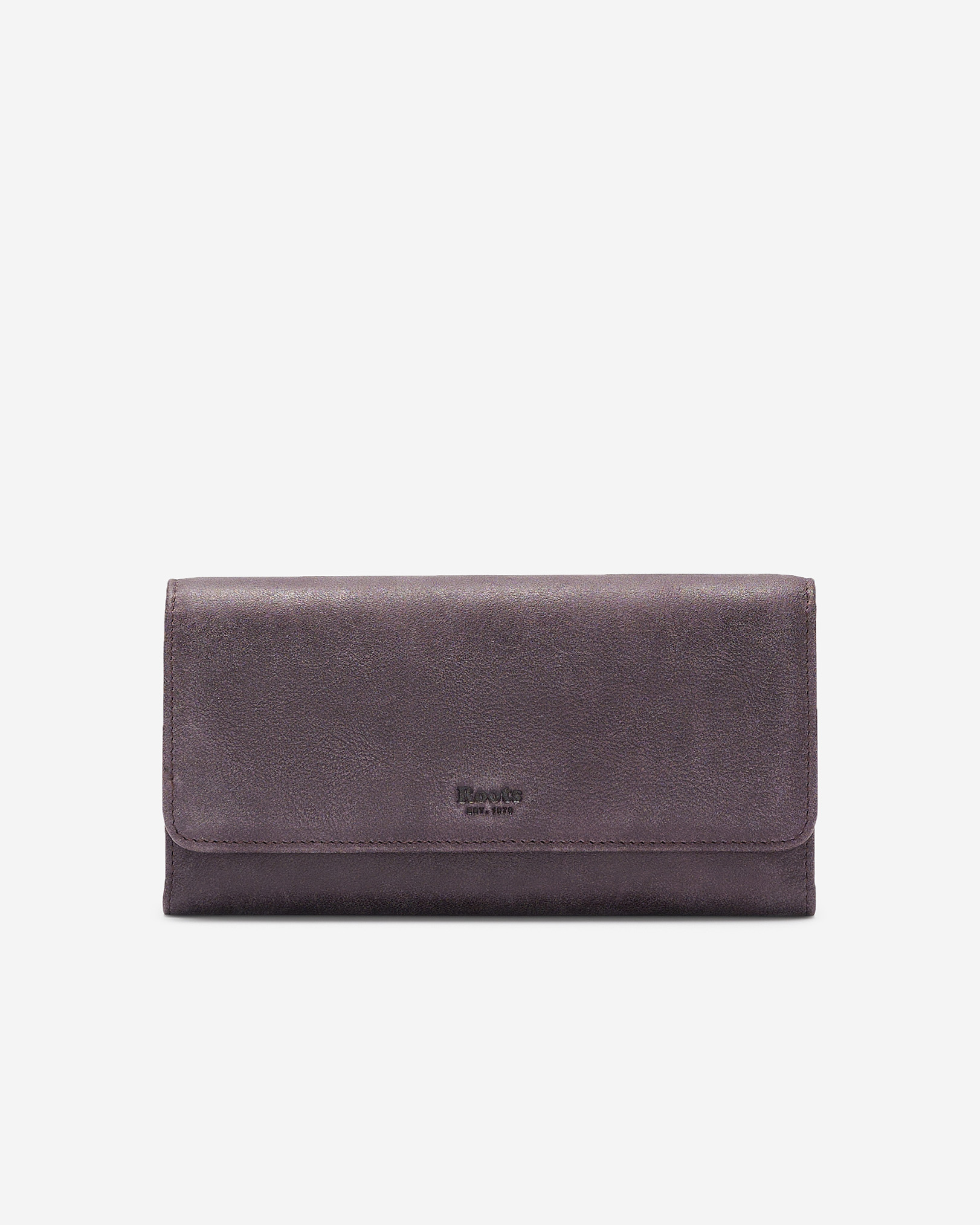 Large Chequebook Clutch Tribe - Wineberry
