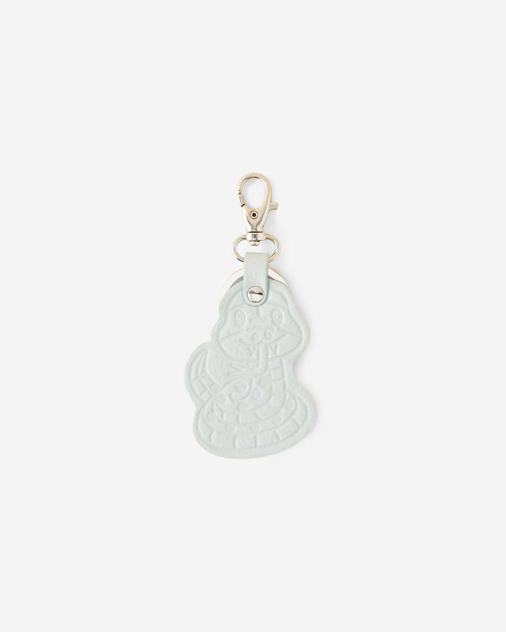 Lunar New Year Snake Key Ring - Pale Aqua