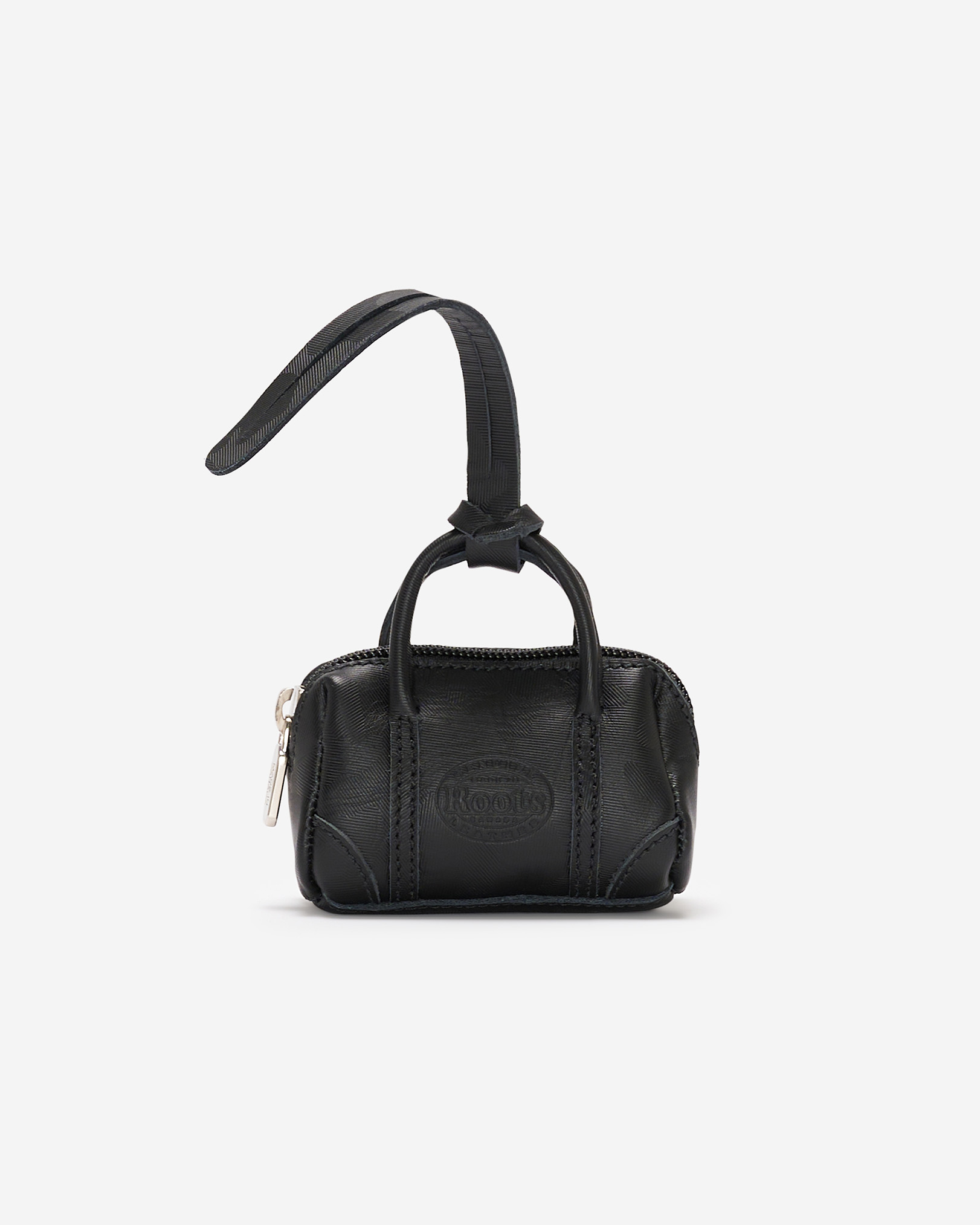 Upcycle Banff Bag Charm - Black Camo