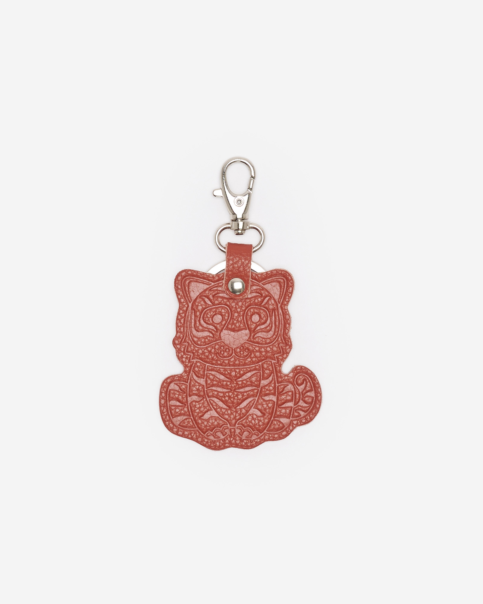 Lunar New Year Tiger Key Ring - Clay