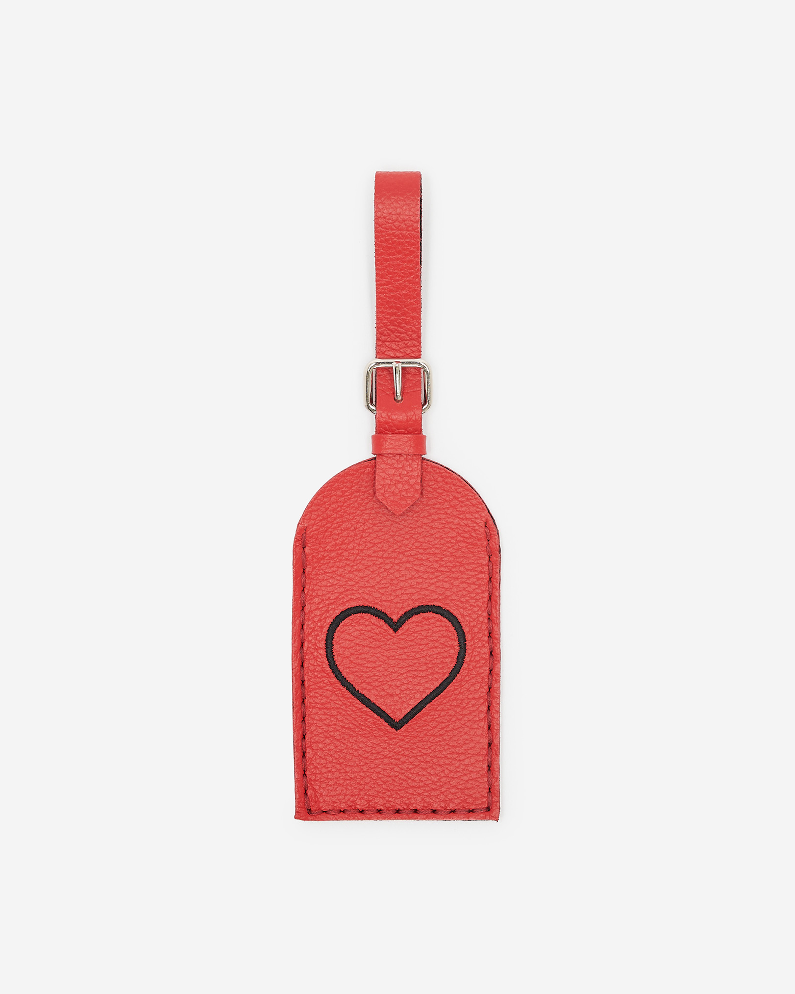Heart Luggage Tag Cervino - Racing Red/Black Heart Luggage Tag Cervino - Racing Red/Black