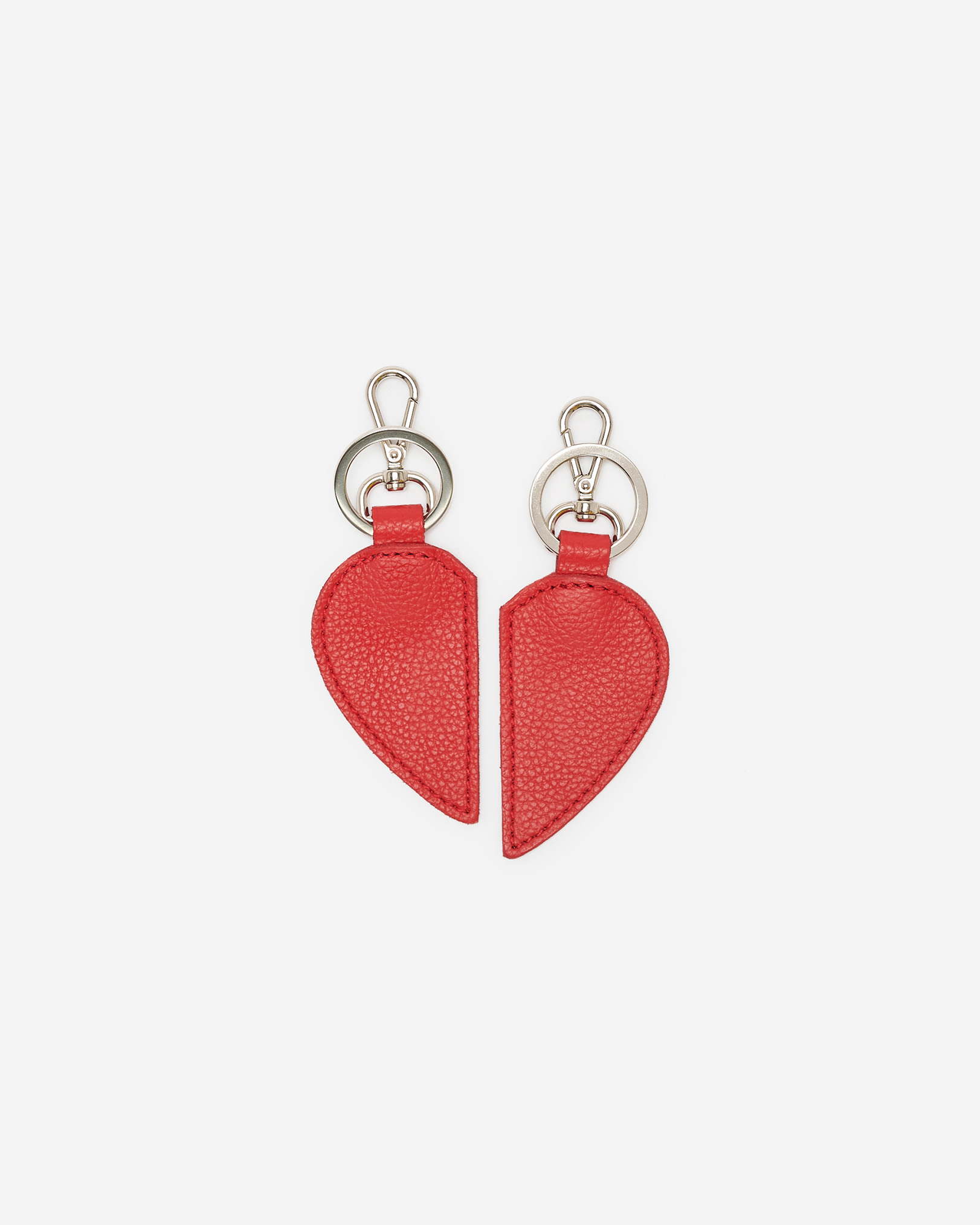 Double Heart Keychain Cervino - Racing Red Double Heart Keychain Cervino - Racing Red