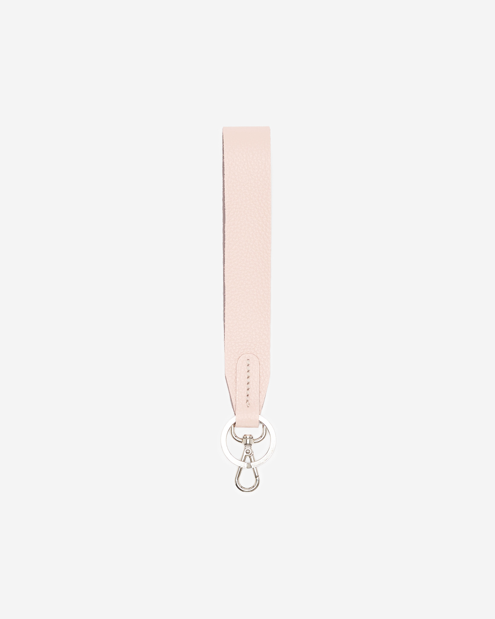 Wide Wristlet Keychain Cervino - Powder Pink/Taupe