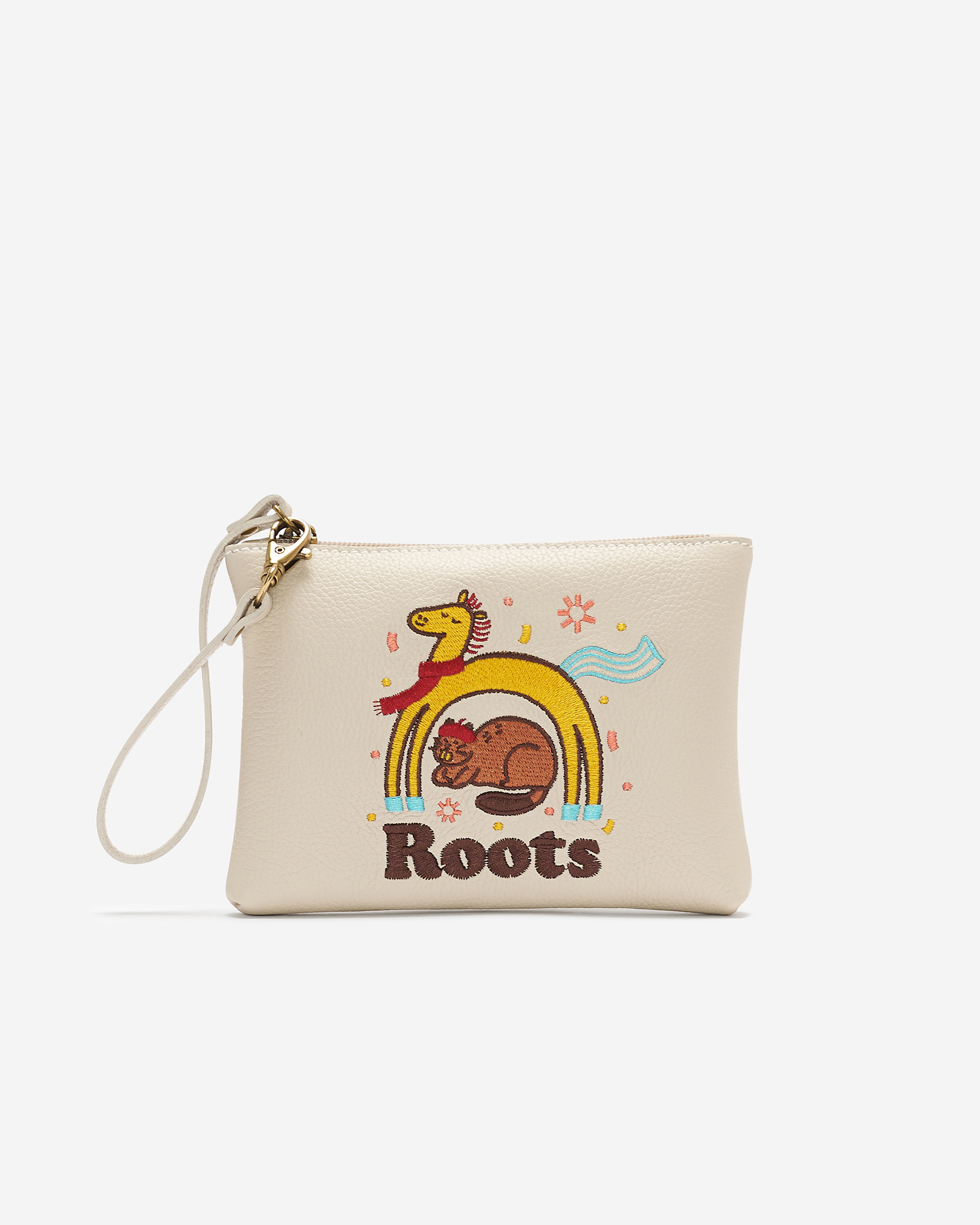 Year Of The Horse Pouch Cervino - Oyster Grey Year Of The Horse Pouch Cervino - Oyster Grey