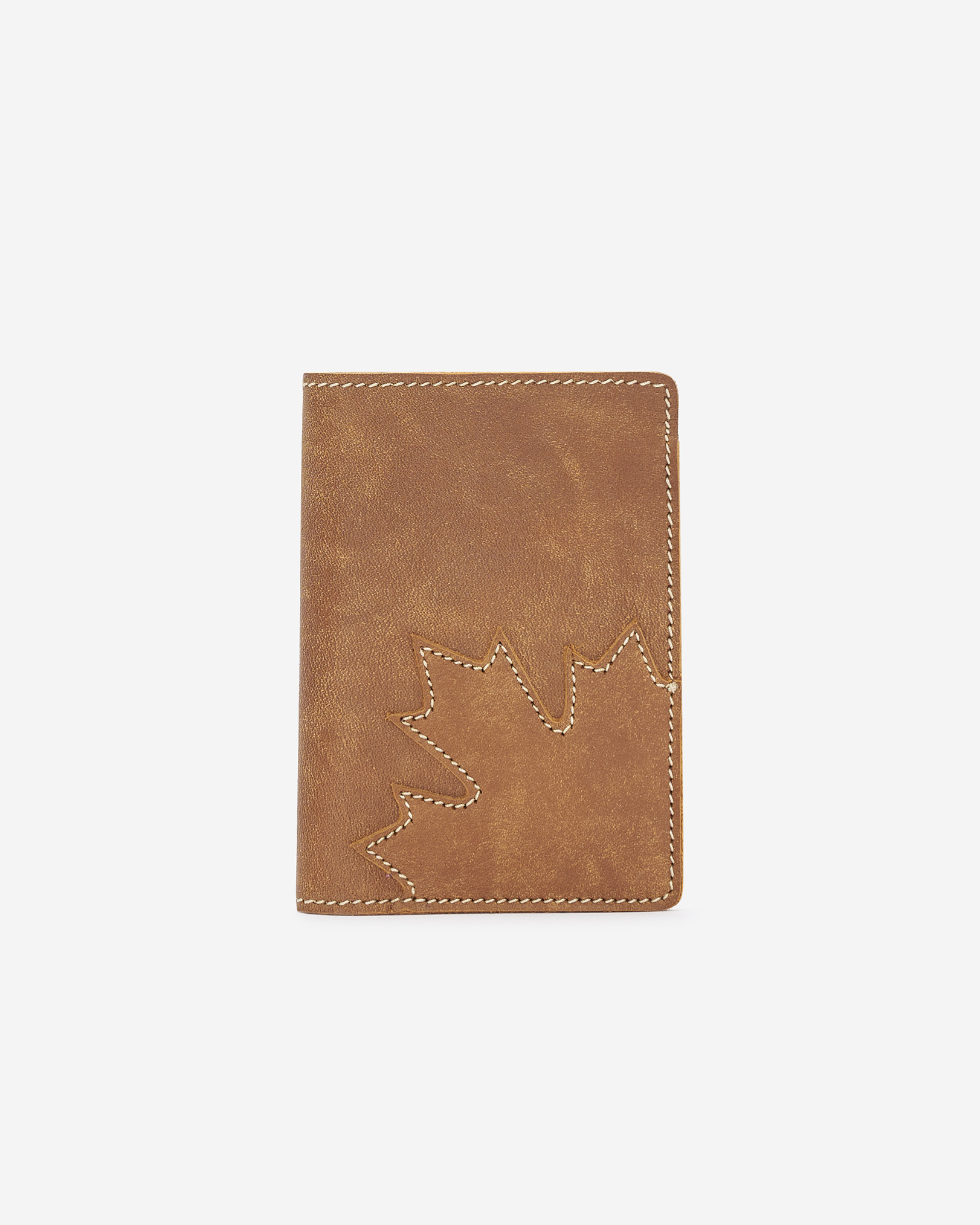 Maple Leaf Passport Card Cover - Natural